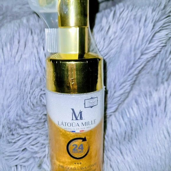 Brand New Sealed LaToua M 24K Gold Lava Foam - Picture 2 of 4